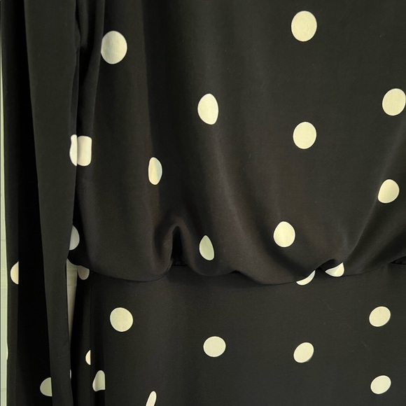Ann Taylor Polka Dot Fitted Dress - Picture 3 of 5